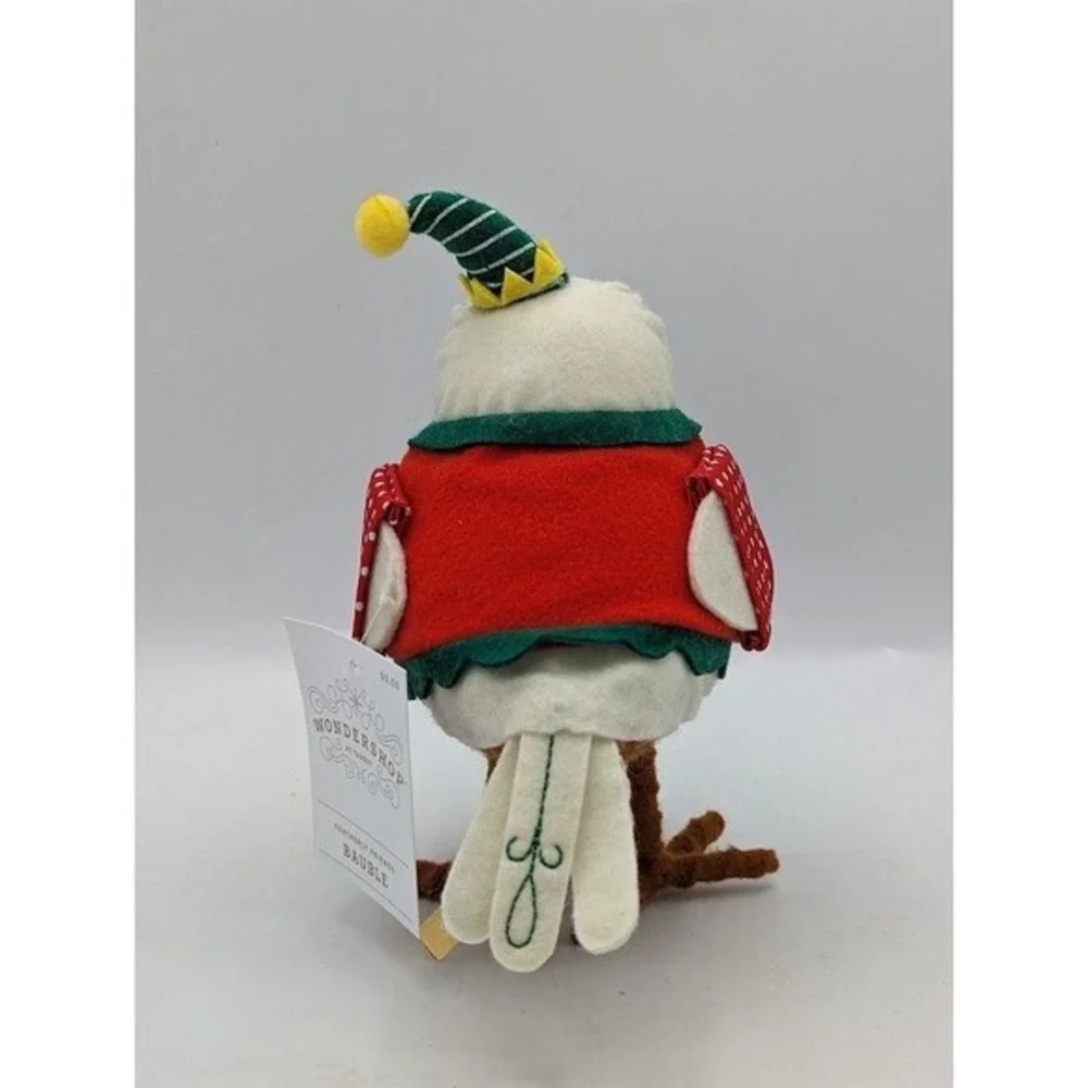 2023 Target Christmas Wondershop Featherly Friend BAUBLE Bird Felt Fabric Winter